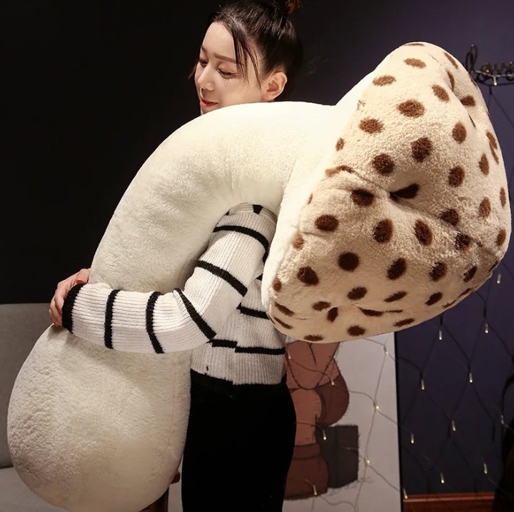 Luxe Mushroom Plush Pillow