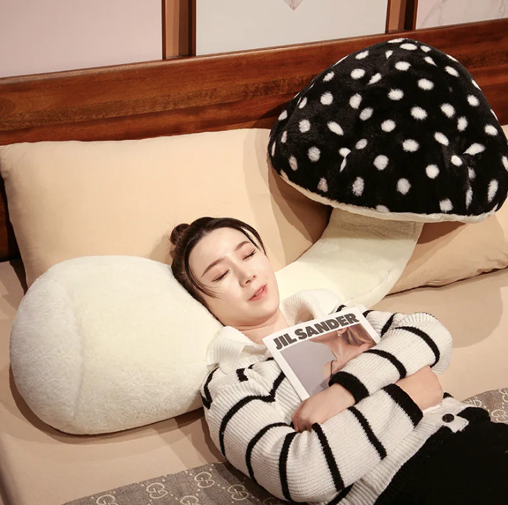 Luxe Mushroom Plush Pillow